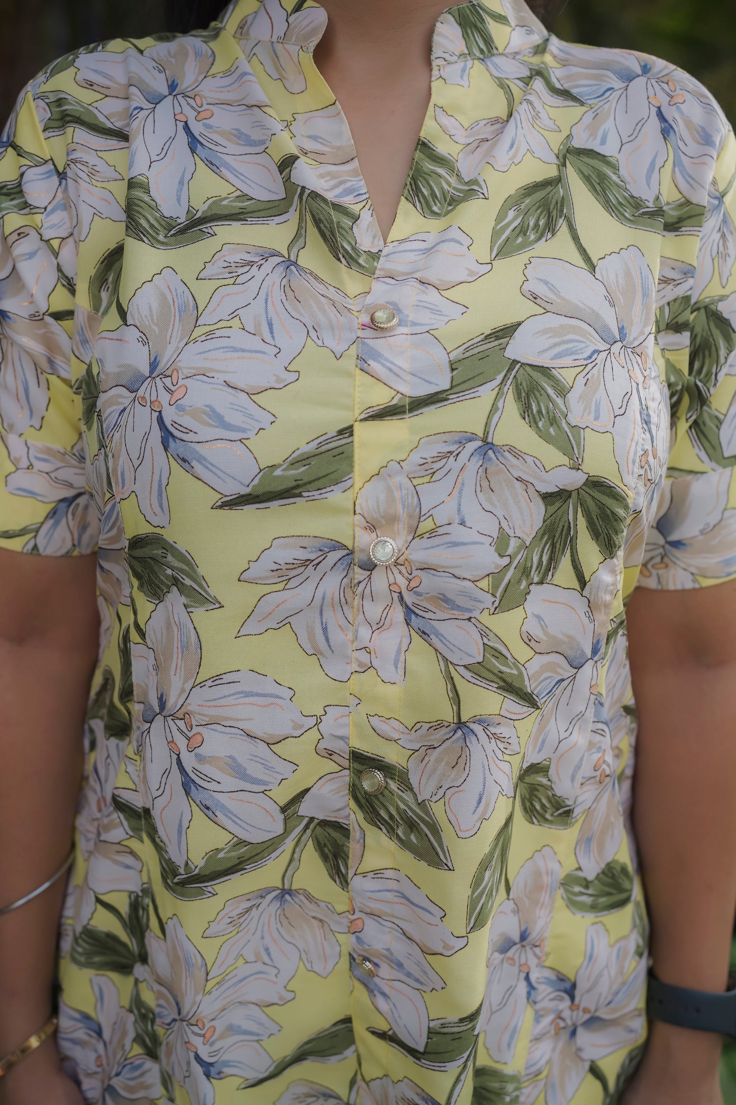 Hiral - yellow floral kurti set