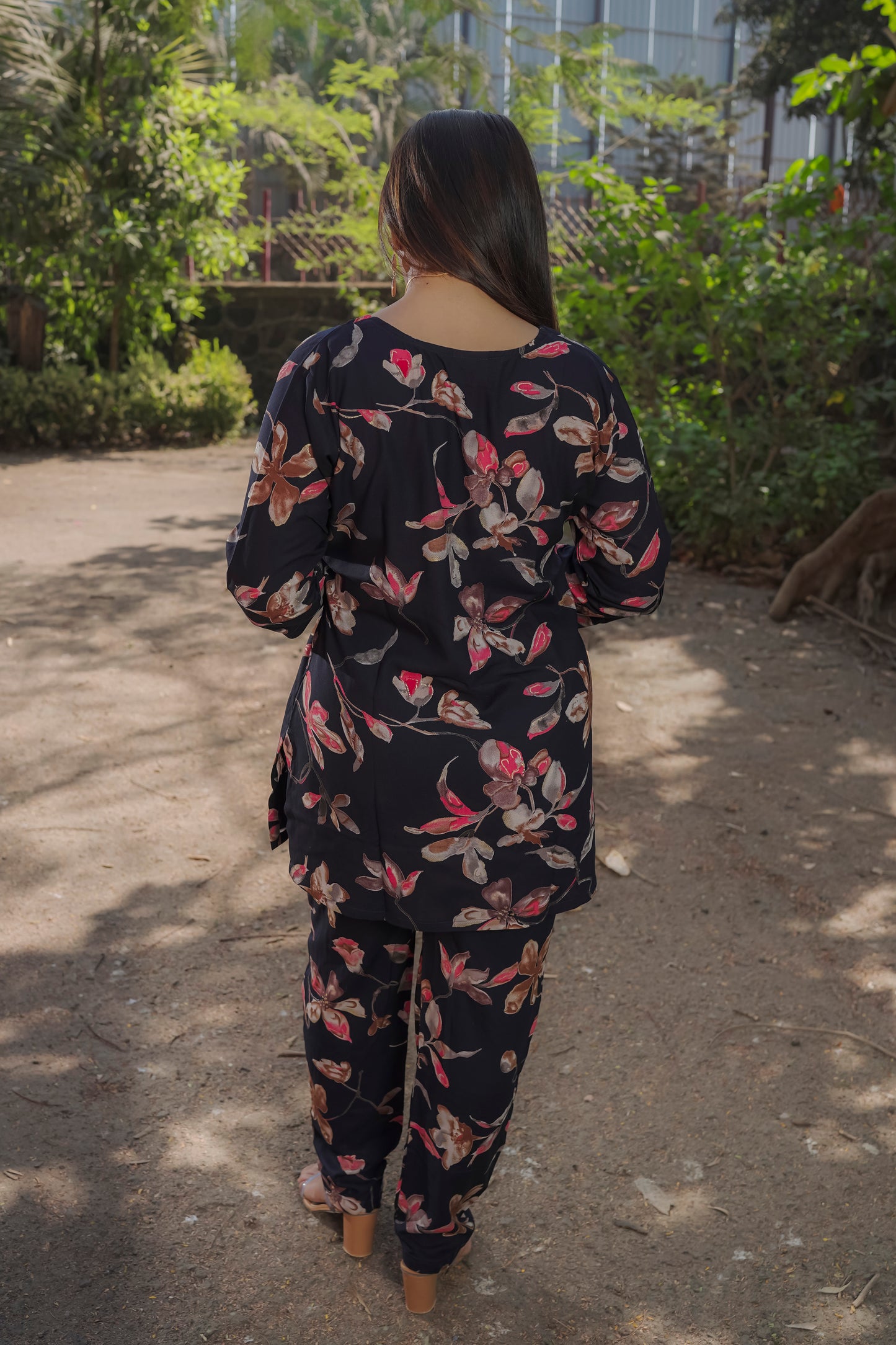 Bhuvika - Navy Blue Co-ord set