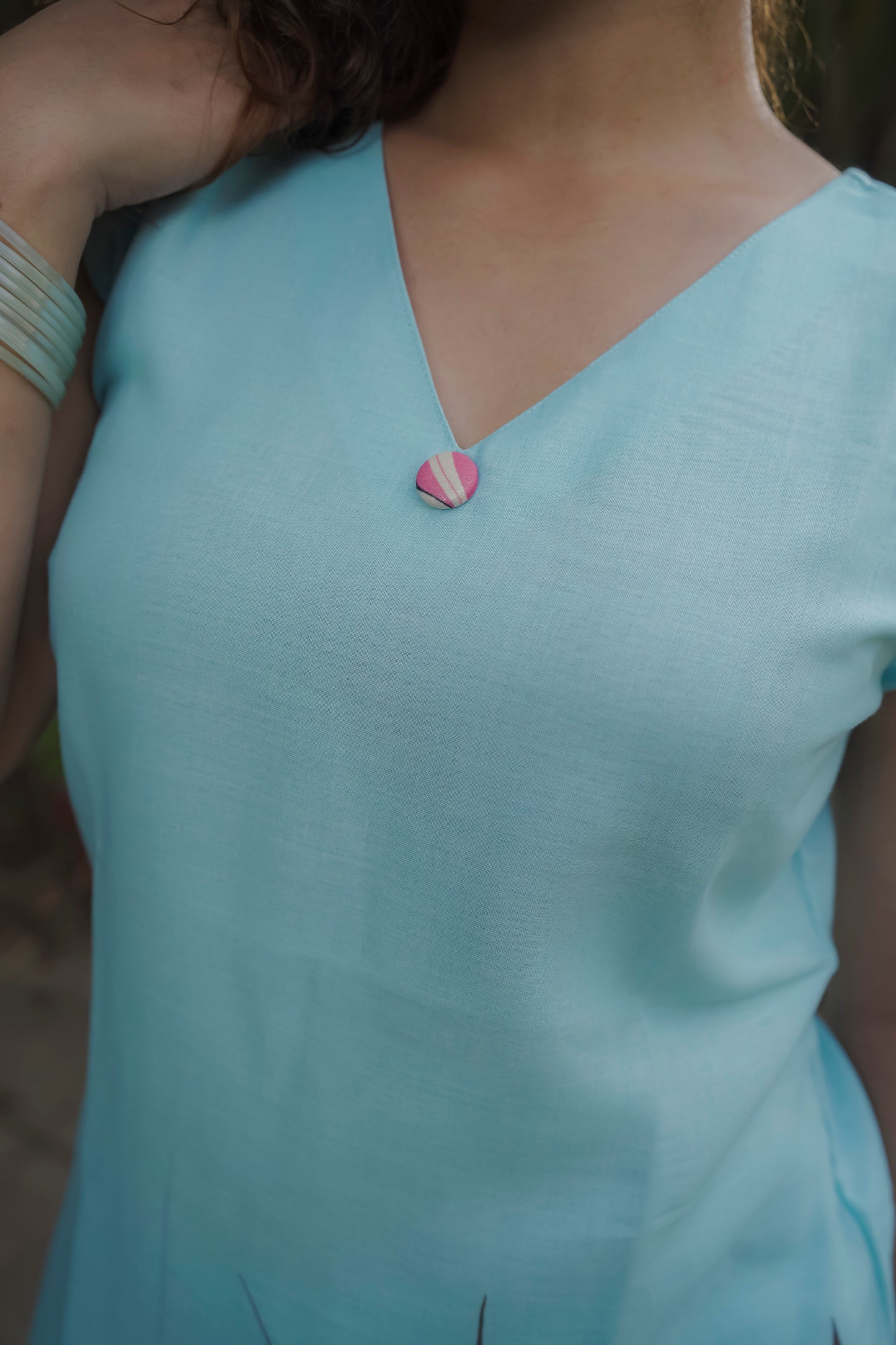 Anvika - Sky Blue Co-ord set