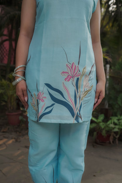 Anvika - Sky Blue Co-ord set