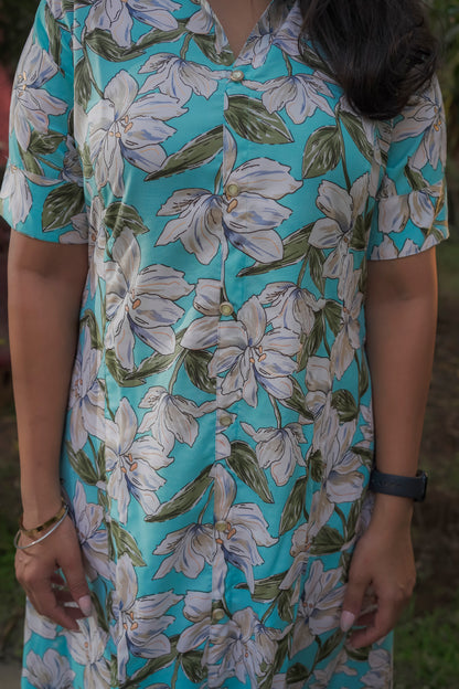Hitakshi - light blue floral kurti set