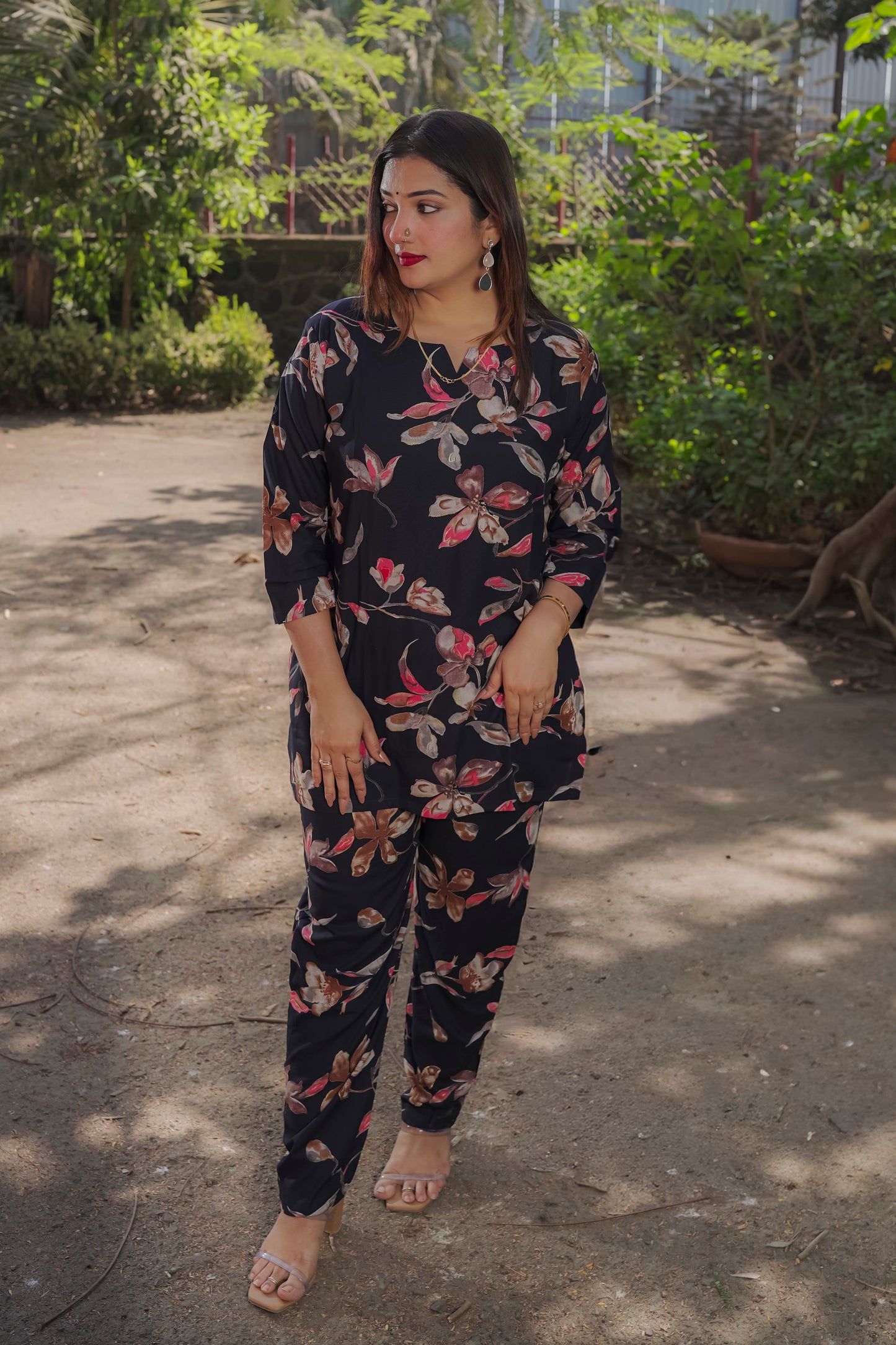 Bhuvika - Navy Blue Co-ord set