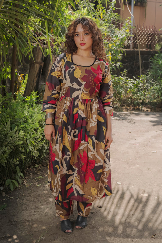 Disha - Multicolor kurti set