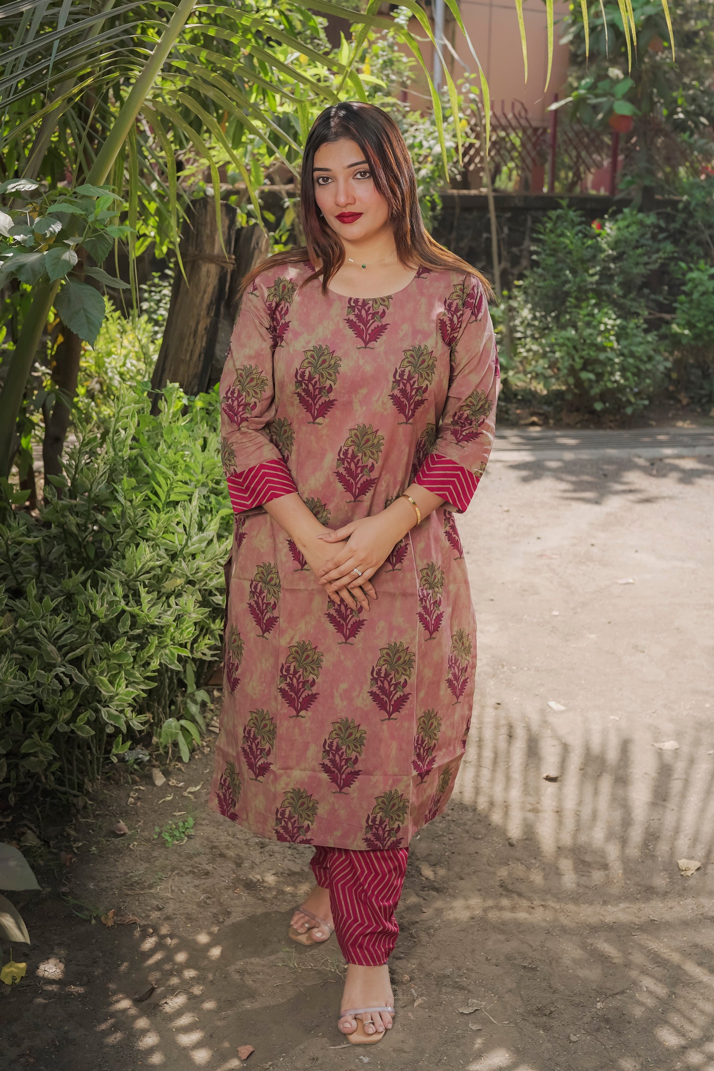 Falak - Red 2 piece kurti