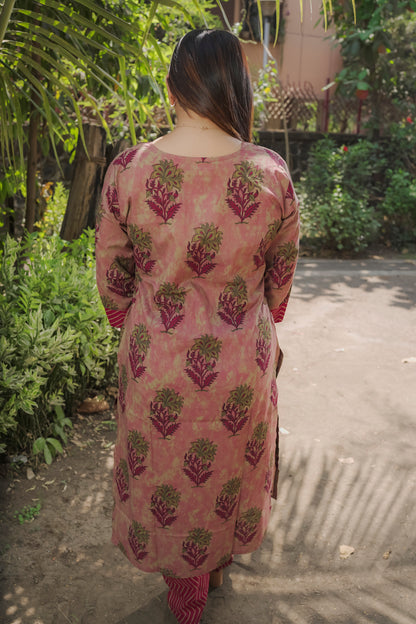 Falak - Red 2 piece kurti
