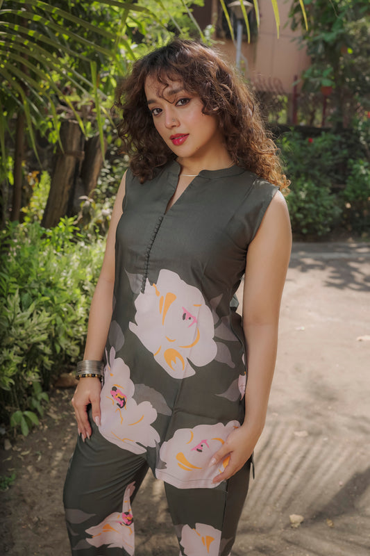 Bhavya - Green Co-ord set