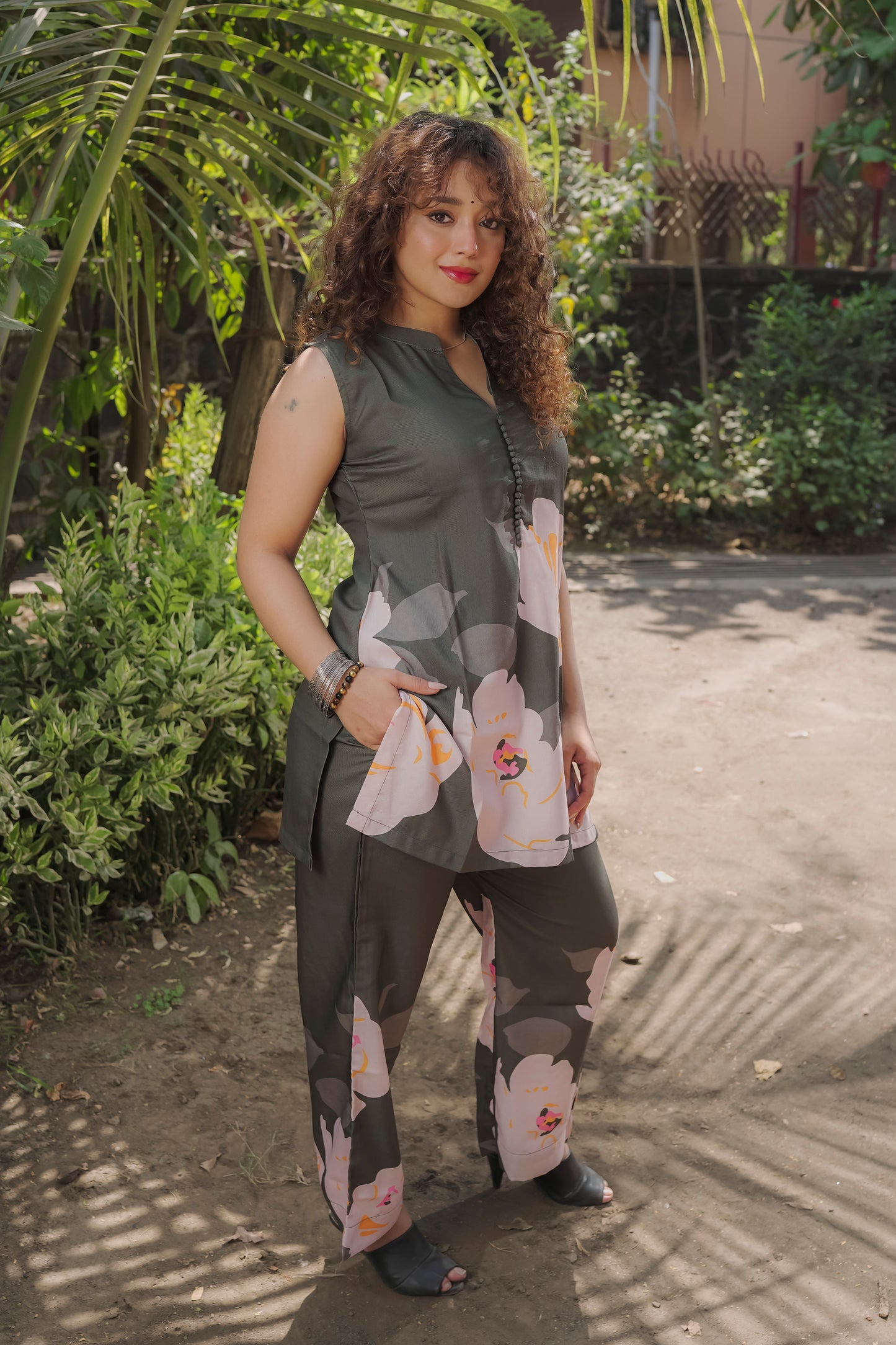 Bhavya - Green Co-ord set