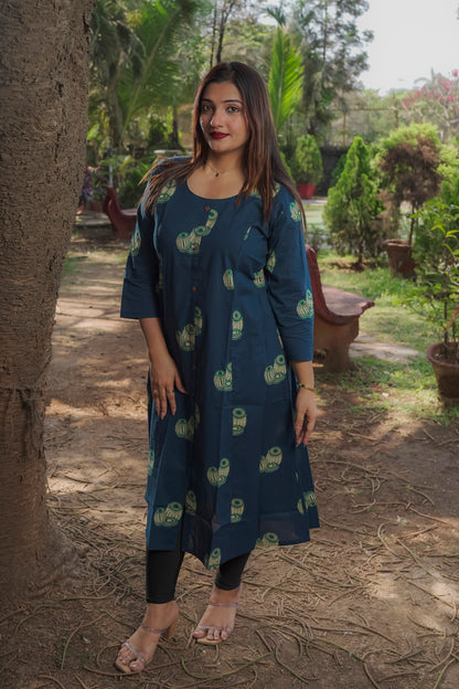 Fiza - blue kurti