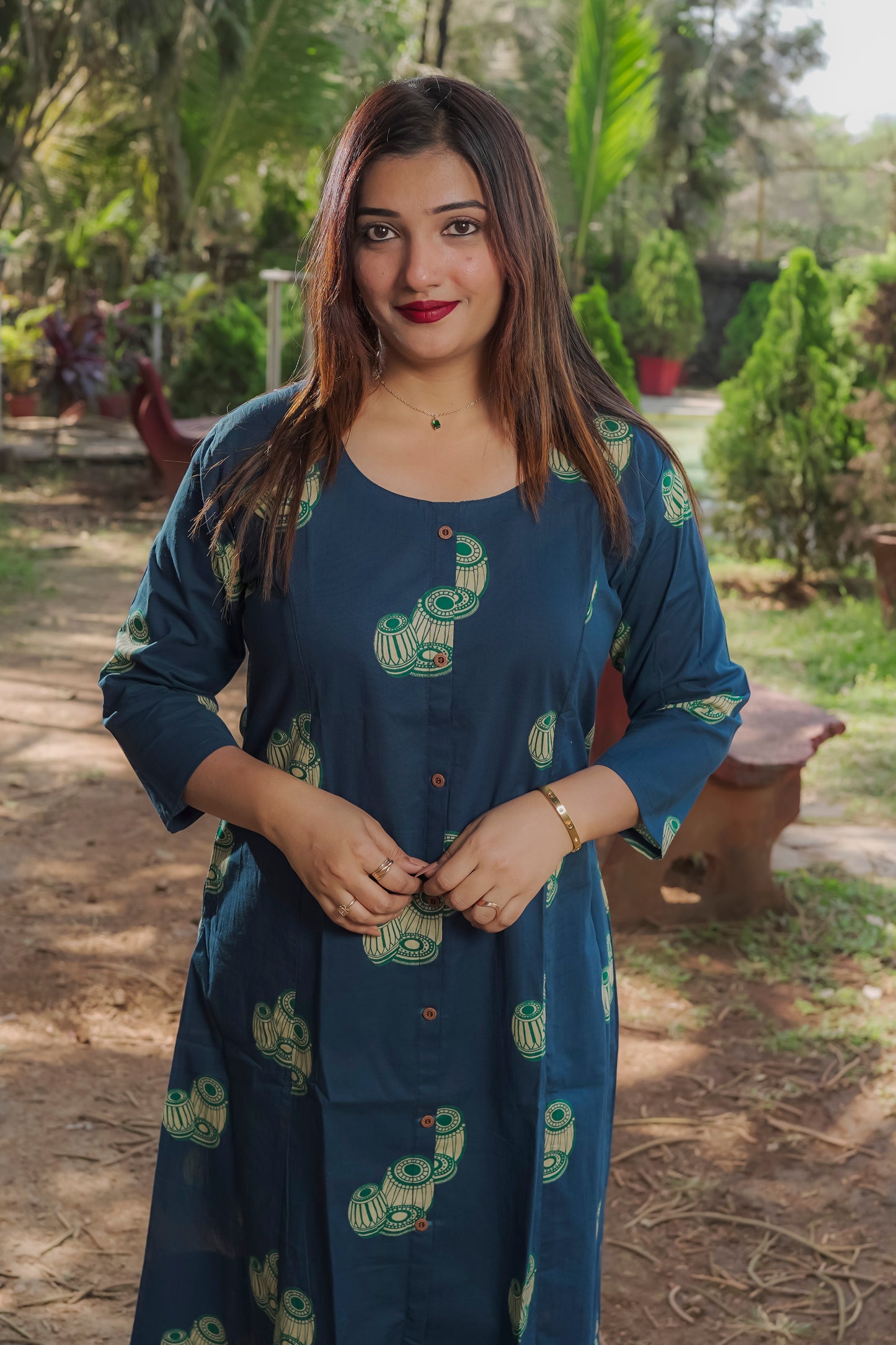 Fiza - blue kurti