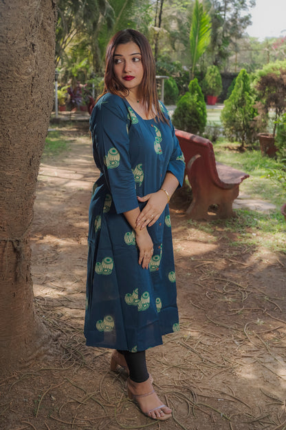 Fiza - blue kurti