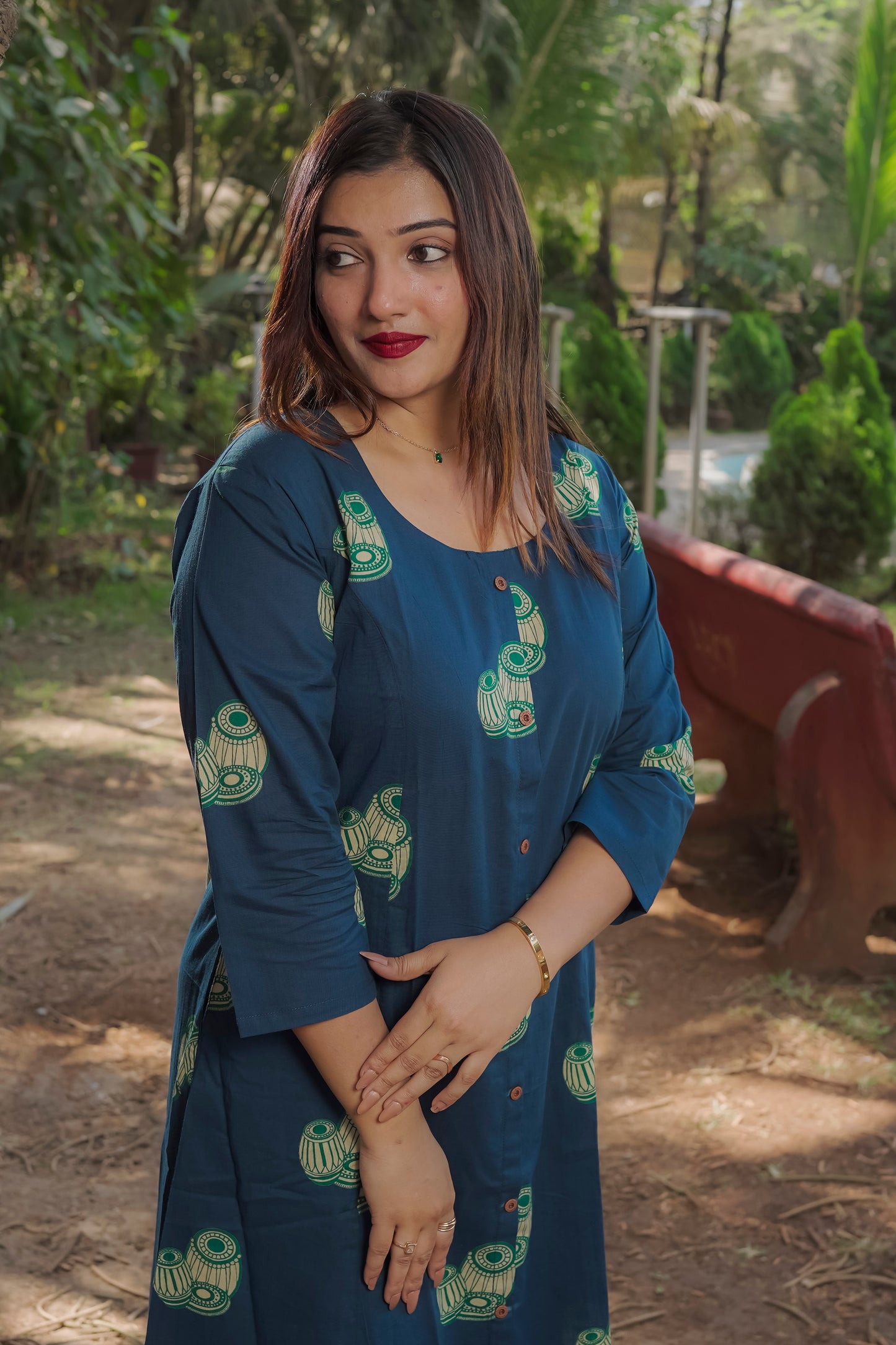 Fiza - blue kurti