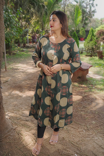 Gargi - Green kurti