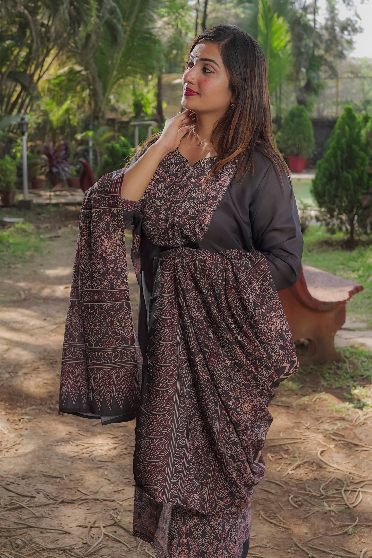 Charu - Black Dress 3 piece set