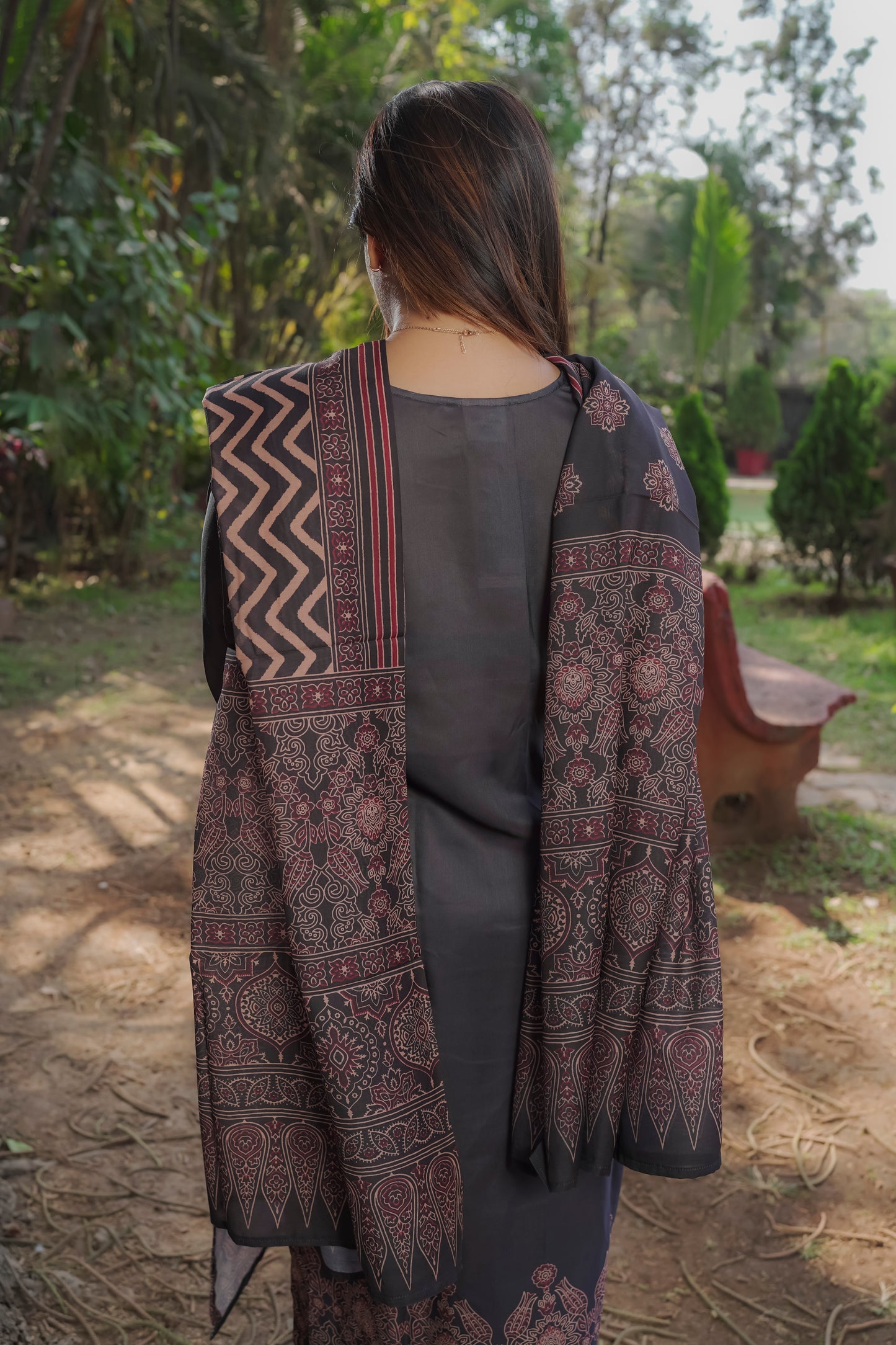 Charu - Black Dress 3 piece set