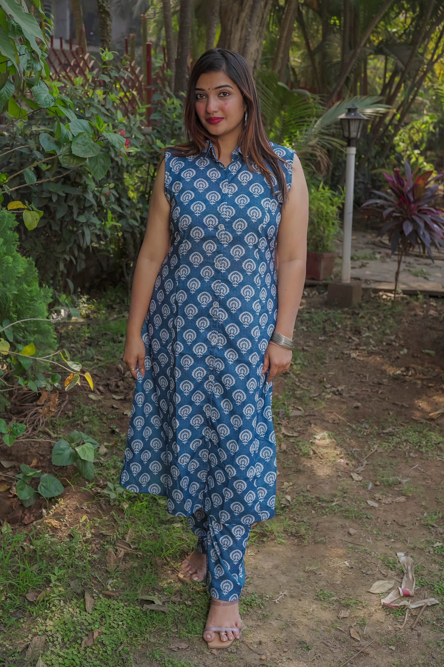 Ekta - Blue Kurti 2 piece
