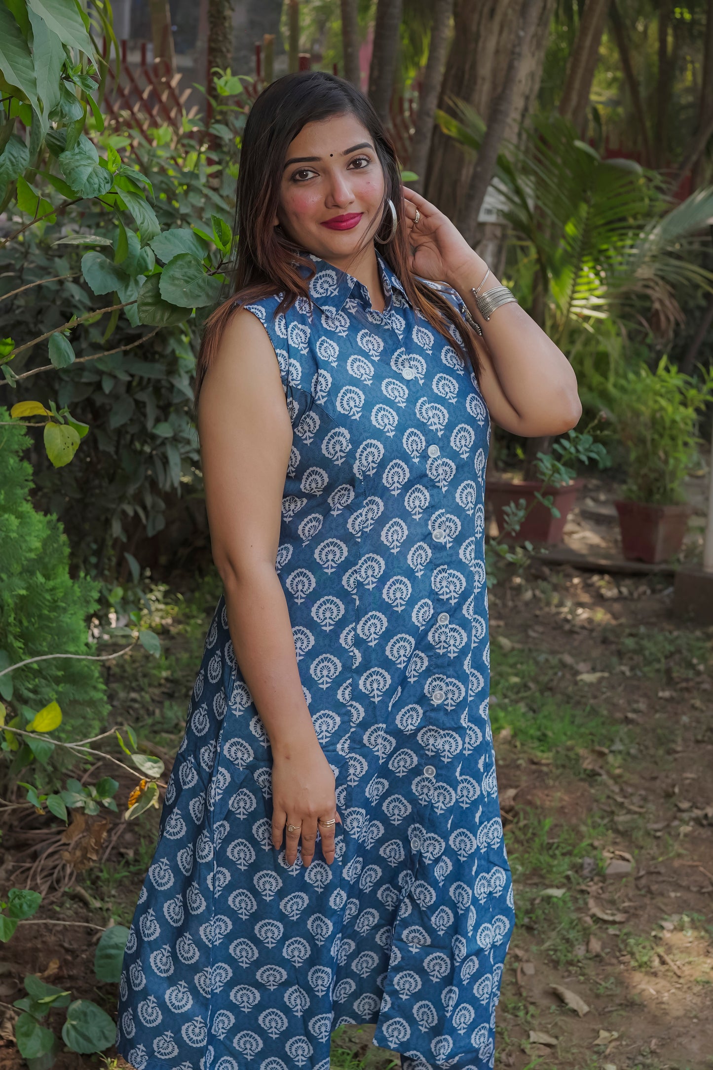 Ekta - Blue Kurti 2 piece
