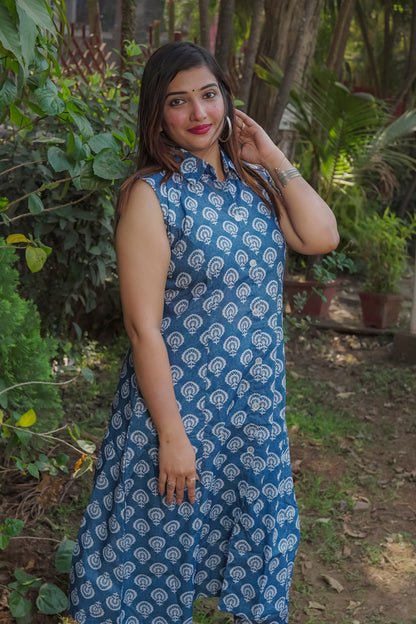 Ekta - Blue Kurti 2 piece