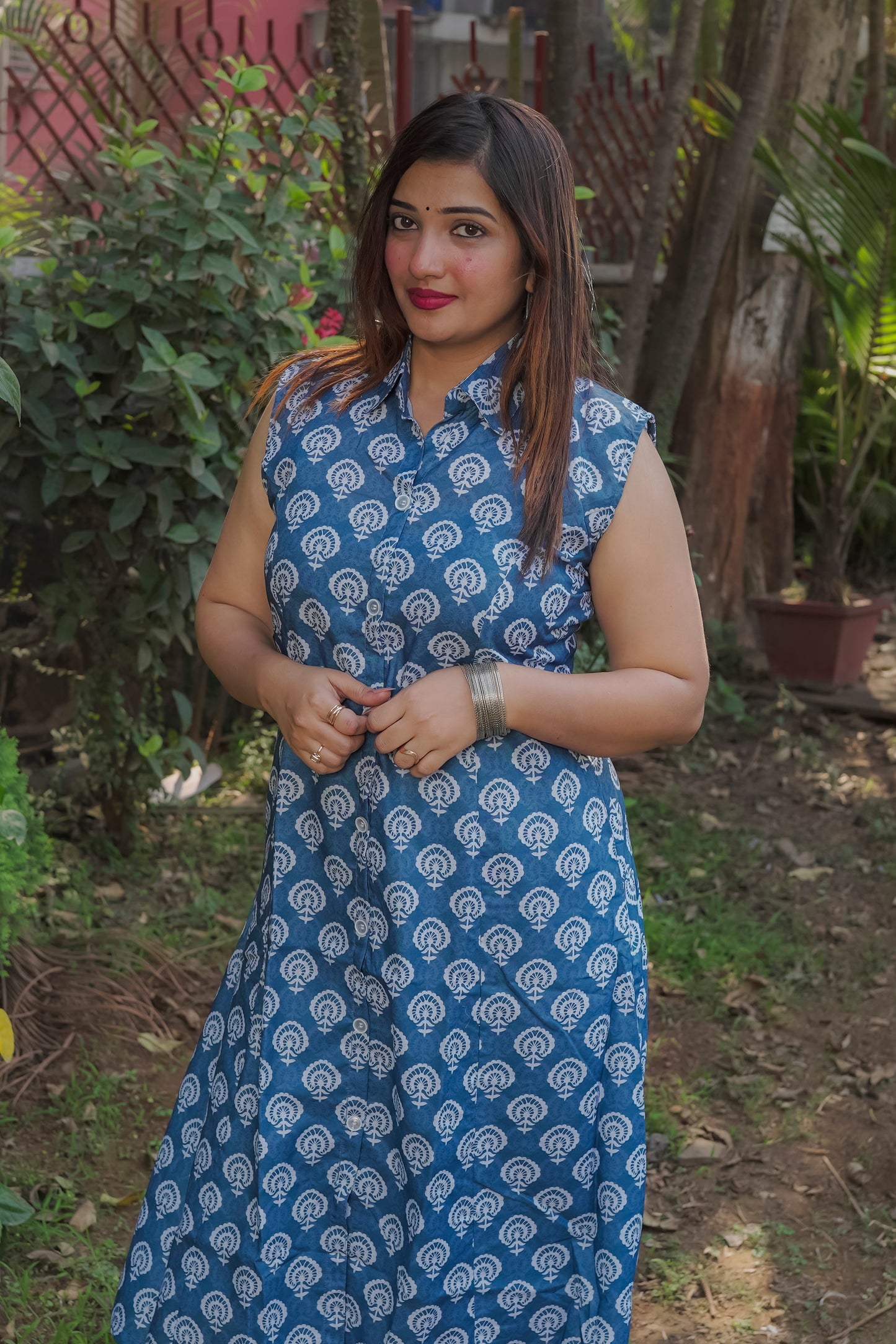 Ekta - Blue Kurti 2 piece